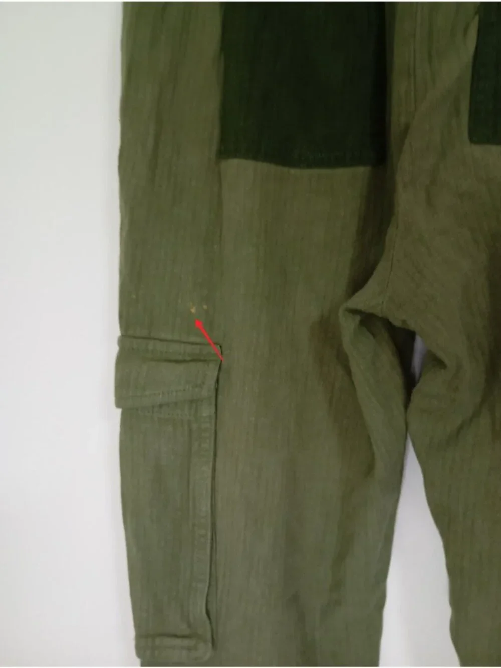 J.Crew Green Patchwork Jogger Pants XS Linen-Blend Cargo Style With Drawstring